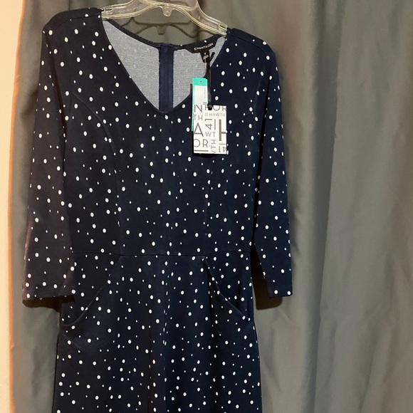 Hawthorn Silvia Knit Dress Navy 